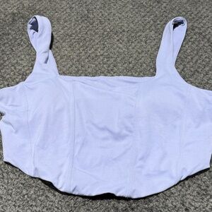 Lilac Corset Workout Top